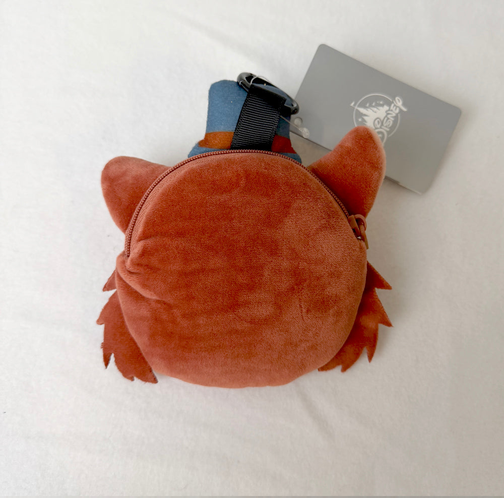 Pinocchio Honest John Plush Face Pouch – Disney Villains Collection Japan