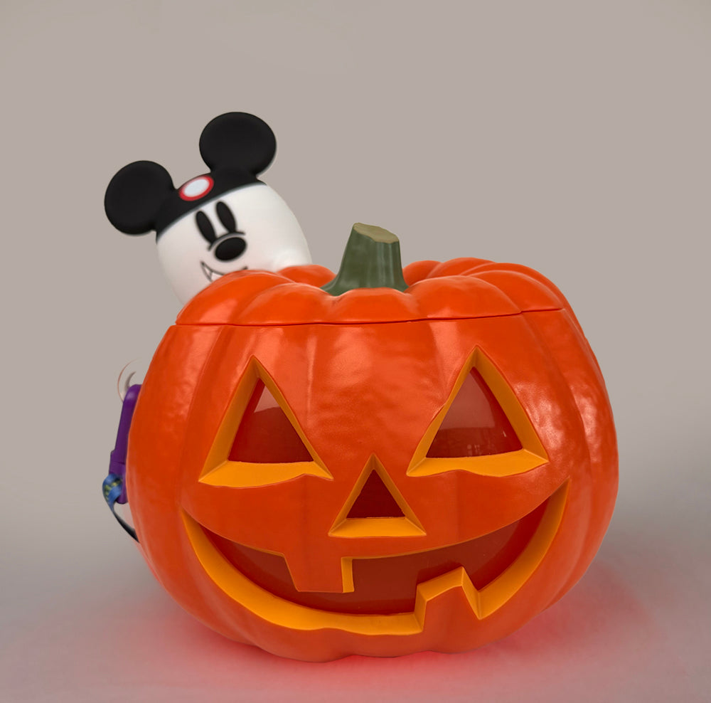 Mickey Ghost Light-Up Pumpkin Popcorn Bucket – Tokyo Disney Resort Halloween Japan
