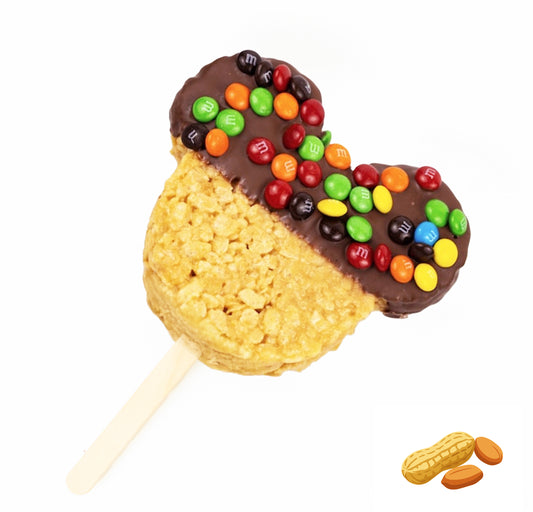 Mickey Peanut Butter Cereal Treat with M&Ms Milk Chocolate Minis