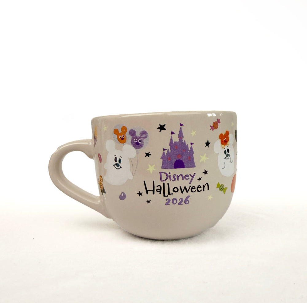 Mickey Ghost & Pumpkin “We're Together” Halloween Souvenir Mug – Tokyo Disney Resort 2026